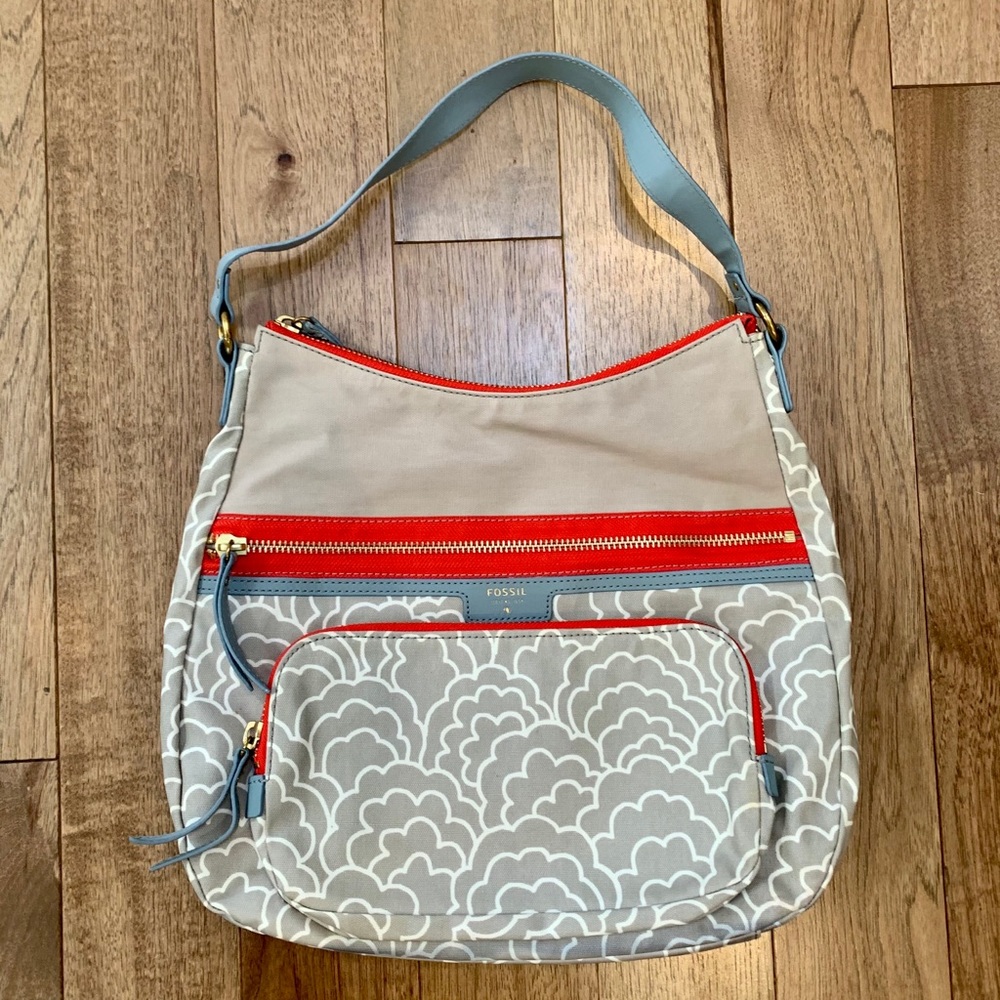 Fossil Canvas Print Handbag - image 1